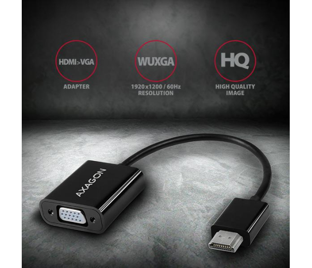 Axagon RVH-VGN, HDMI - VGA adapter, FullHD, 1920*1200 - 1353451 - zdjęcie 4